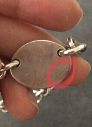Return To Tiffany Oval Bracelet Rare Small 3