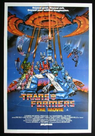 Transformers The Movie 1986 Rare Australian One Sheet Movie Poster Autobots