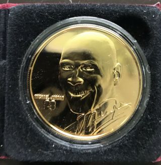 Michael Jordan Ultra Rare Elite Gold Plated Bronze Limited Edition 500 Medallion
