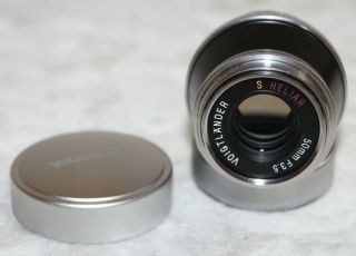 RARE Voigtlander S Heliar 50mm 3.  5 Lens NIKON MOUNT Near 2