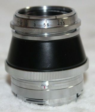 RARE Voigtlander S Heliar 50mm 3.  5 Lens NIKON MOUNT Near 4