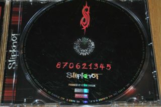 SLIPKNOT s/t CD RARE 1999 ROADRUNNER org PURITY & FRAIL LIMB NURSERY banned RR 2