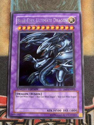 Yugioh Blue - Eyes Ultimate Dragon Jmp - En005 Secret Rare Lp