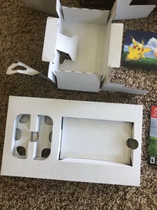 EMPTY BOX & INSERTS ONLY Pokemon Let’s Go Pikachu Nintendo Switch Box RARE 2
