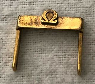 Rare Vintage Authentic Omega Gold Wrist Watch Braclet Clasp Buckle 16mm