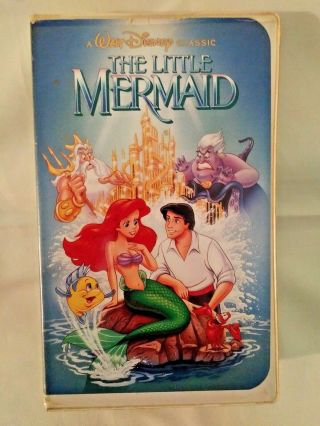 The Little Mermaid Black Diamond Classics 913 Banned Cover Rare VHS Walt Disney 3