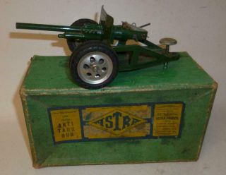Astra Pharos Vintage Lead Rare Boxed Anti Tank Gun From The 1930 