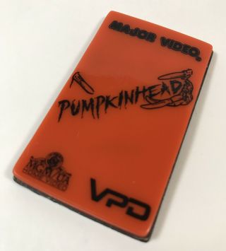 Pumpkinhead Rare 1989 Promotional Magnet Vpd Major Video Rental Chain Promo