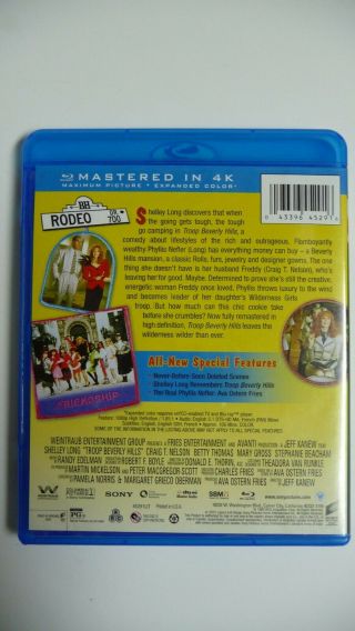 Troop Beverly Hills (Blu - ray Disc,  2015) rare out of print OOP 2