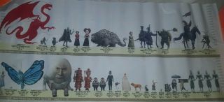 Disney Alice Through The Looking Glass Film Prop Character Poster Rare