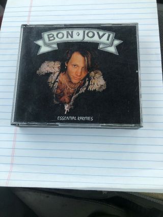 Bon Jovi - Essential Rarities - 4 Cd Set - Six Page Double Side Booklet - Rare -