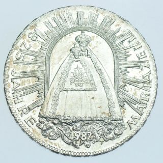 Rare Select Strike Austria Republic 500 Schilling,  1982 Silver Coin Bu Prooflike