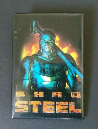 Shaq Steel Movie Promo Pin Rare 1997 Warner Bros