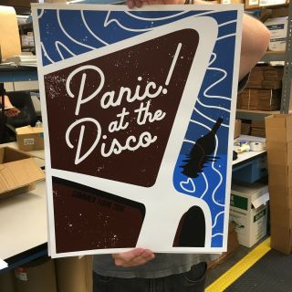 Panic At The Disco Rare 2016 Tour Poster Weezer Pixies Fall Out Boy 18x24