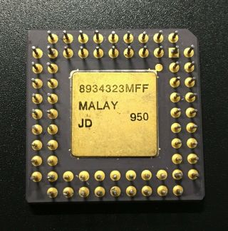 RARE Intel MG80C186 CPU Vintage 80186 CMOS Version Processor 2