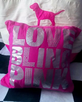 Victoria’s Secret Pink Love Pink Pillow Vintage/rare