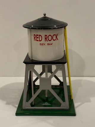 Rich Art Red Rock Water Tower Standard Gauge Metal Tca Rare