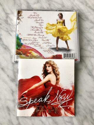 Taylor Swift Speak Now CD/DVD Target Exclusive Deluxe Edition RARE Out Of Print 3