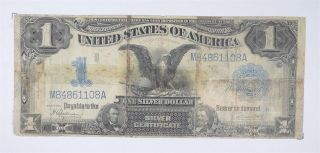 Rare 1899 Black Eagle $1.  00 Large Us Silver Certificate - Iconic Note 992
