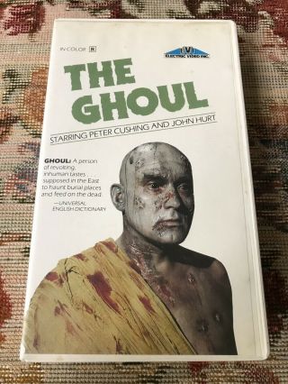 The Ghoul Vhs Horror Rare Zombies Evi Electric Video Inc