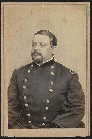 Civil War Cdv Union General Alfred Gibbs Kia Rare