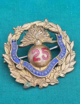 Rare Ww1 25th (frontiersmen) Battalion,  Royal Fusiliers Sweetheart Pin Badge