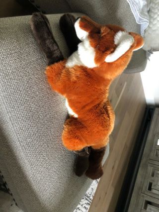 RARE FAO Schwarz Fox Plush Stuffed Animal Red Fox 2
