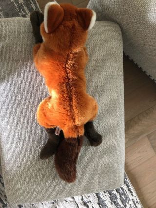RARE FAO Schwarz Fox Plush Stuffed Animal Red Fox 4