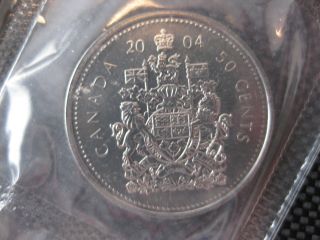 2004 Canadian Prooflike 50 Cent ($0.  50) Fifty Cent P Rare