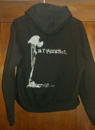 My Chemical Romance Revenge men ' s small black hoodie rare 2