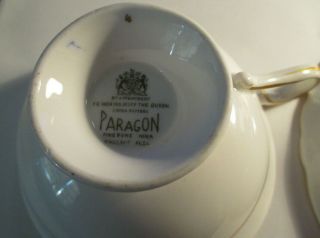 Rare Paragon Cup & Saucer Royal Wedding Princess Margaret & Anthony Armstrong 5