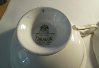 Rare Paragon Cup & Saucer Royal Wedding Princess Margaret & Anthony Armstrong 6