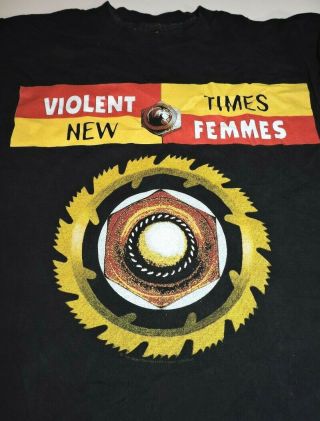 Violent Femmes Times 1994 Tour T Shirt Xl Rare Vintage Brockum
