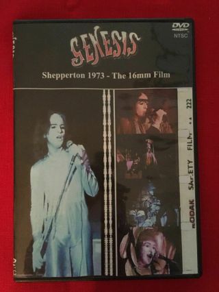 Genesis Live At The Shepperton Studios - 1973 - Rare Dvd