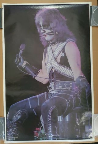Kiss 1977 Peter Criss Alive Ii Poster " Beth " The Catman Rare