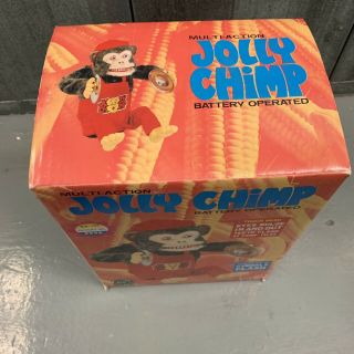 Jolly Chimp | Rare Vintage Battery Operated Cymbals Monkey Toy | Hsin Chi Toys 3