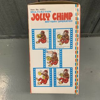 Jolly Chimp | Rare Vintage Battery Operated Cymbals Monkey Toy | Hsin Chi Toys 4