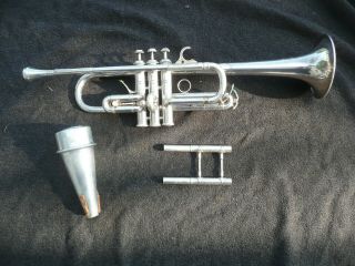 Rare Vintage French Bb/c Trumpet By Couesnon Paris - Great Player Vgc