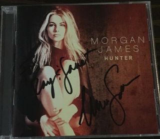 Morgan James SIGNED Hunter CD Autographed Rare 2