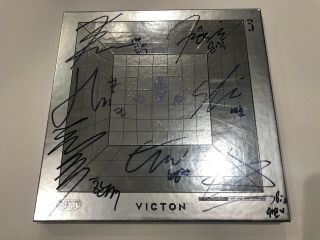 Victon Identity Produce X 101 Autograph All Member Signed Promo Album Kpop Rare
