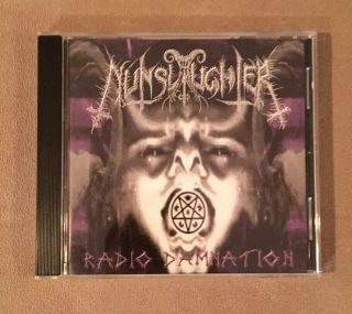 Nunslaughter Radio Damnation Cd Rare Ltd 666 Death Metal