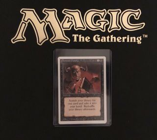 Magic The Gathering Mtg 3rd Ed (revised) Demonic Tutor - Near (nm)