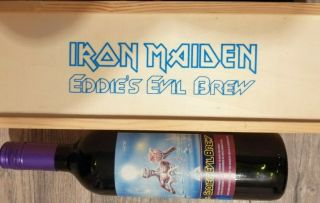 Eddie ' s Evil Brew (Merlot) - 2013 7th Son / Iron Maiden FC Fan Club - Rare OOP 3