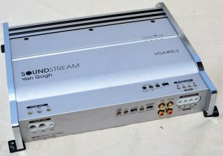Soundstream Van Gogh VGA400.  2 2 - Channel Amplifier,  RARE,  USA made,  pro - grade 3