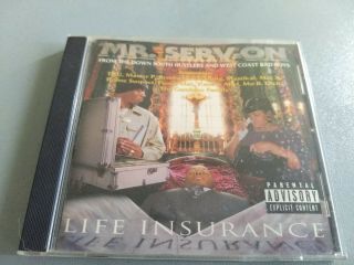 Mr.  Serv - On Life Insurance Rare Rap Cd 1997 No Limit Priority Records Oop