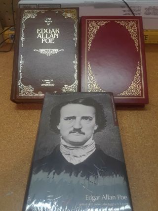 Edgar Allan Poe 3 Rare Hardcover Books
