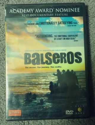 Balseros - Rare 2005 Cuban Rafter Documentary Dvd U.  S.  Edition -