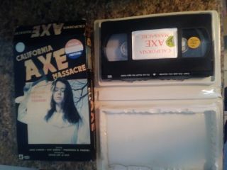 California Axe Massacre - Rare - Big Box (VHS,  1974) 4