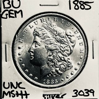 1885 Bu Morgan Silver Dollar Unc Ms,  U.  S.  Rare Coin 3039