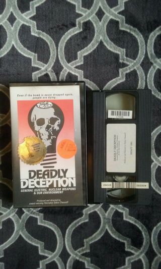 Deadly Deception General Electric Nuclear Weapons & Our Environment Vhs Rare